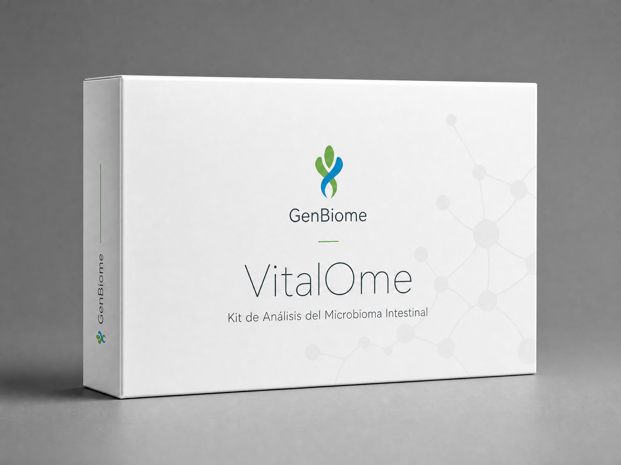 Caja del kit de análisis del microbioma VitalOme